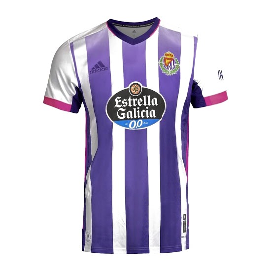 Tailandia Camiseta Real Valladolid Primera Equipación 2020-2021 Blanco Purpura